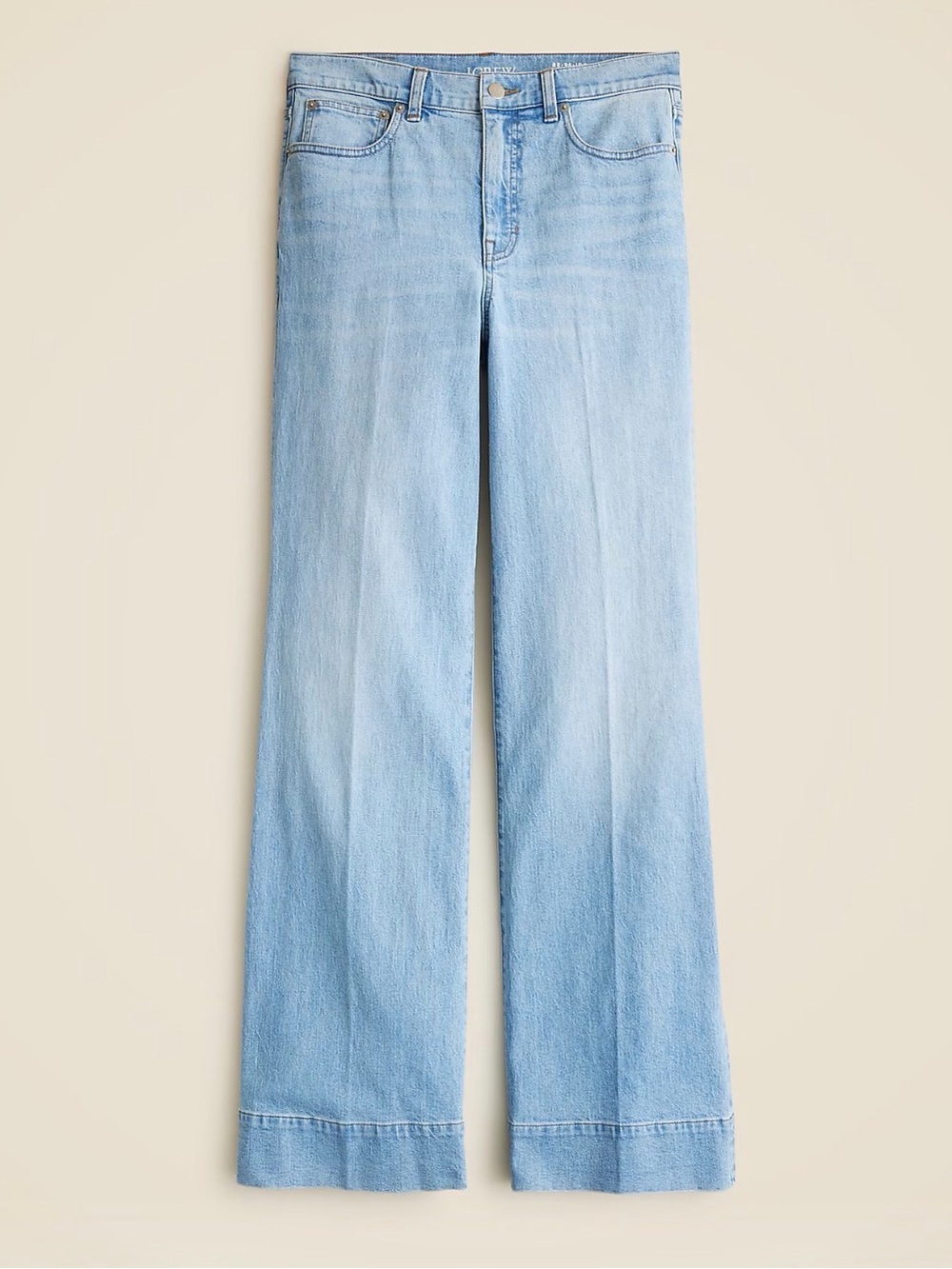 J. Crew Light Blue Wide-Leg Jeans